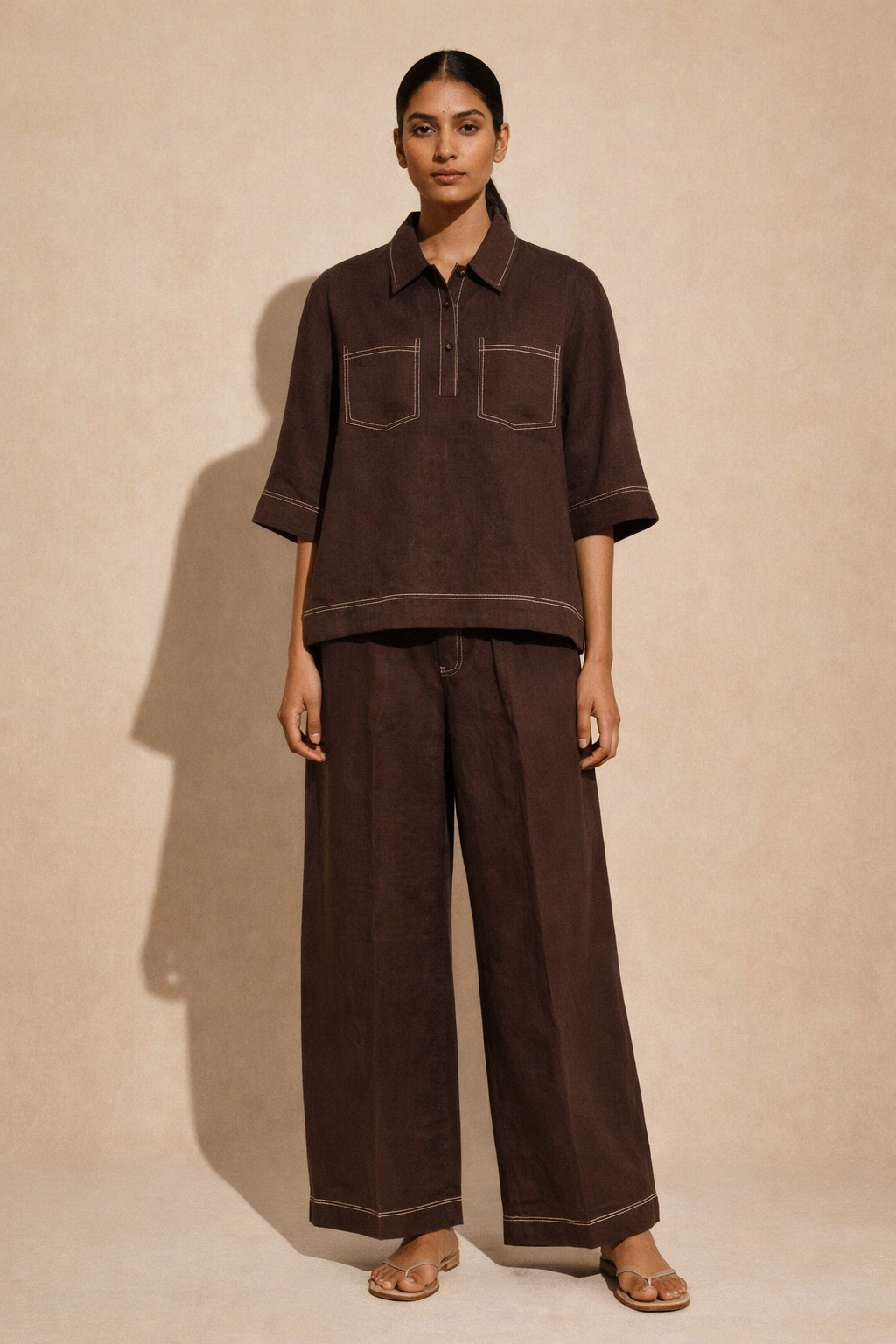 Linen pocket co-ord